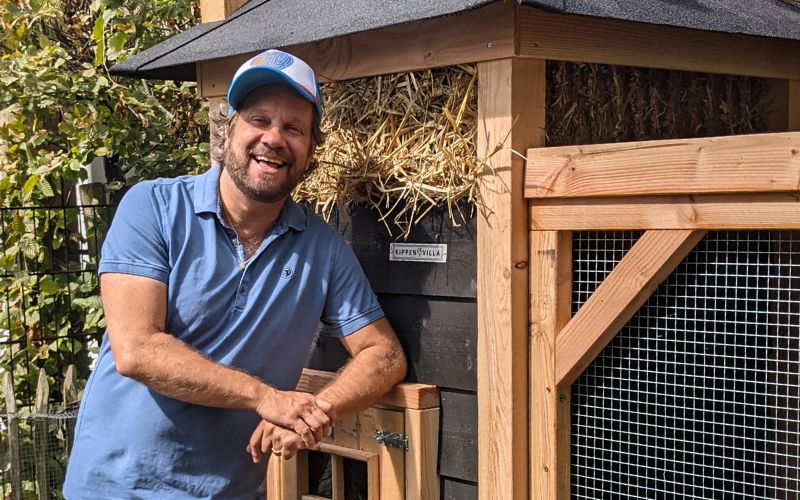 Kippenhok Hooiberg Tweeling voor Carlo Boszhard