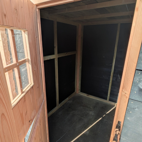 Konijnenhok Hooiberg Bouwpakket Vera - 215x215x300cm