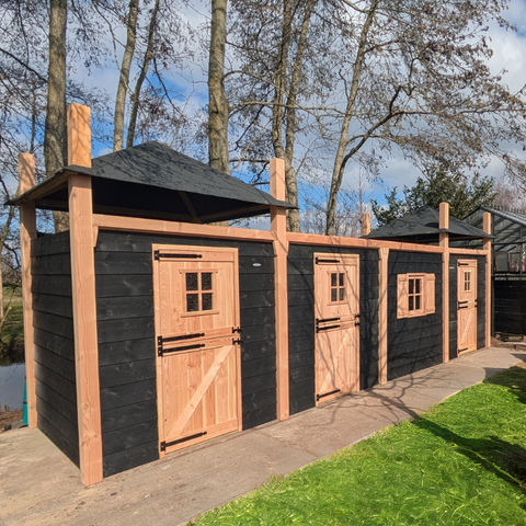 Kippenhok Hooiberg en Houten Schuur Bouwpakket Danielle