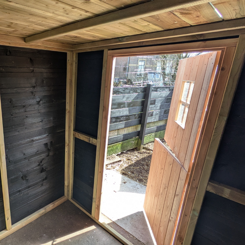 Kippenhok Hooiberg en Houten Schuur Bouwpakket Danielle