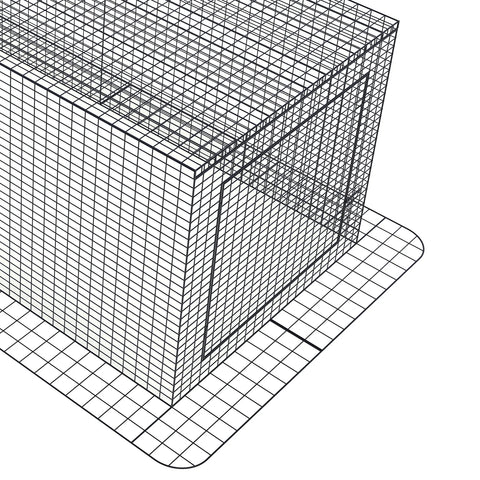 Kunststof Kippenhok met kippenren Nestera: Aspen 10