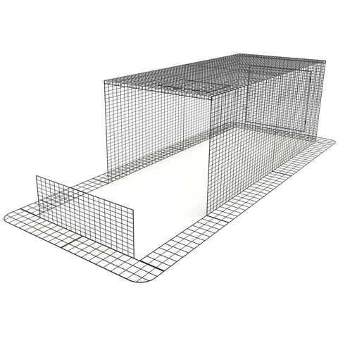 Kunststof Kippenhok met kippenren Nestera: Aspen 10