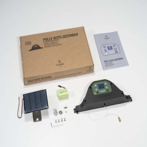 onderdelen kippenhok met zonnepaneel, duurzaam kunststof ontwerp kippenhok-deuropener voor cucciolotta hokken 