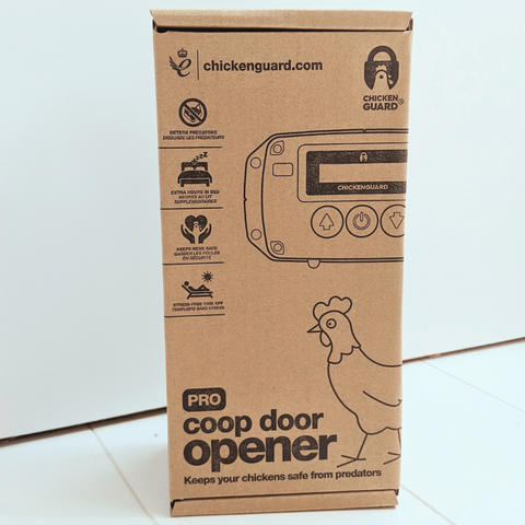 Automatische kippenhok opener (PRO) van Chicken Guard