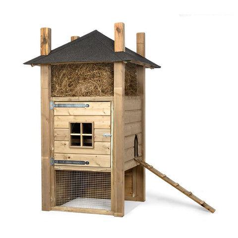 Konijnenhok Hooiberg Bouwpakket Glorenza Klaas - 110x110x190cm