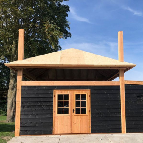 Kippenhok Hooiberg Bouwpakket Brian - 500x500x480cm