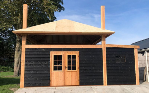 Kippenhok Hooiberg Bouwpakket Brian - 500x500x480cm