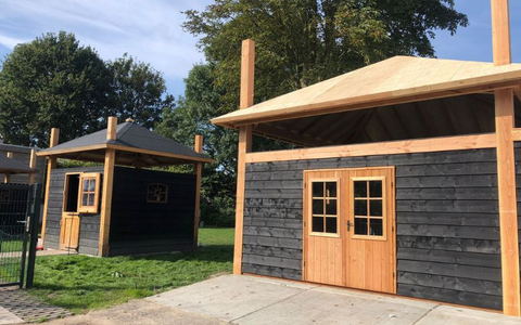 Kippenhok Hooiberg Bouwpakket Brian - 500x500x480cm