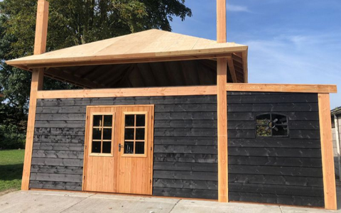 Kippenhok Hooiberg Bouwpakket Brian - 500x500x480cm