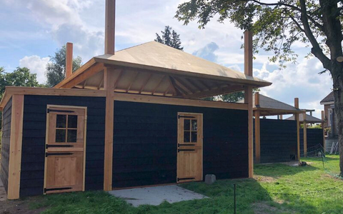 Kippenhok Hooiberg Bouwpakket Brian - 500x500x480cm