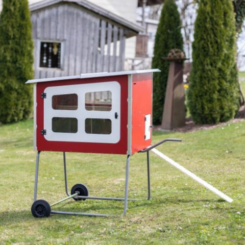 Houten kippenhok Kerbl op wielen - 113x92x138cm