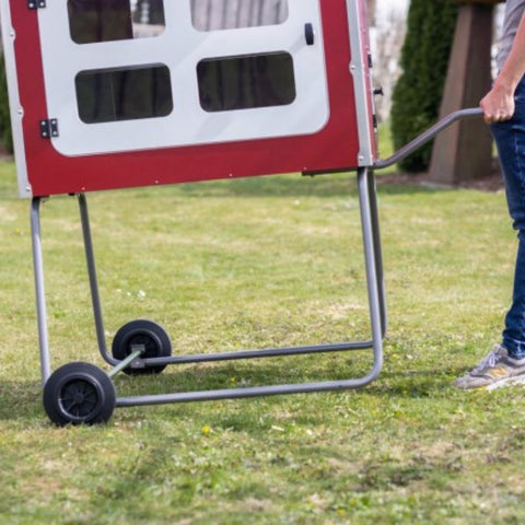 Houten kippenhok Kerbl op wielen - 113x92x138cm