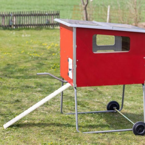Houten kippenhok Kerbl op wielen - 113x92x138cm