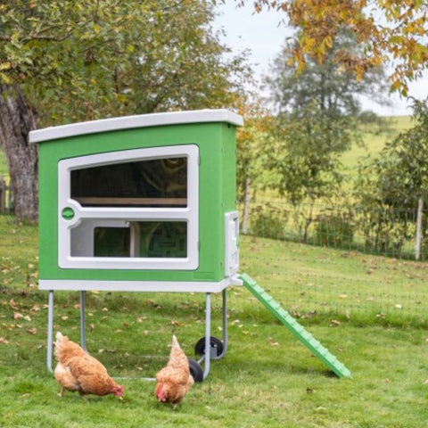 Kunststof kippenhok Kerbl op wielen - 119x96x162cm