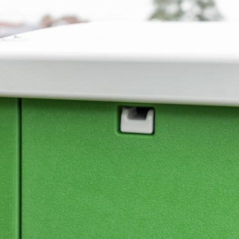 Kunststof kippenhok Kerbl op wielen - 119x96x162cm