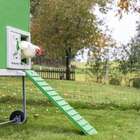 Kunststof kippenhok Kerbl op wielen - 119x96x162cm