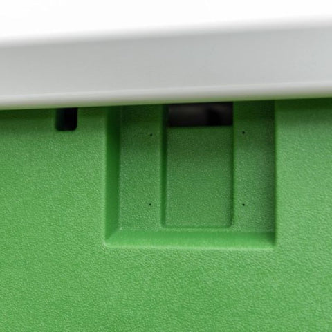 Kunststof kippenhok Kerbl op wielen - 119x96x162cm