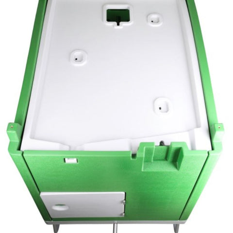 Kunststof kippenhok Kerbl op wielen - 119x96x162cm