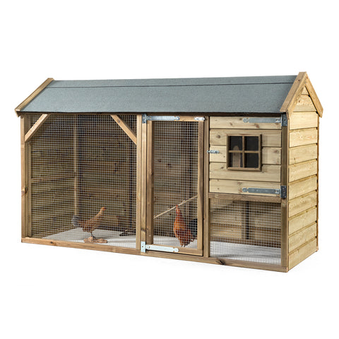 Kippenhok Bouwpakket Glorenza Kiki - 243x95x148cm