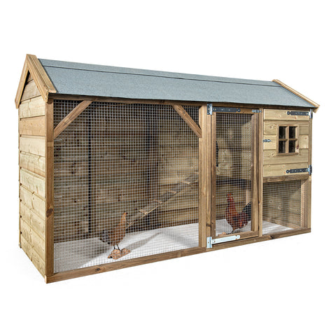 Kippenhok Bouwpakket Glorenza Kiki - 243x95x148cm