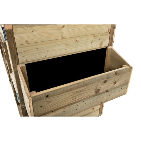 Kippenhok Bouwpakket Glorenza Loeki - 273x95x148cm