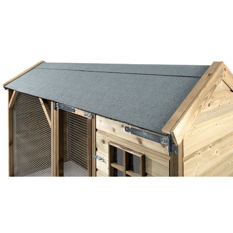 Kippenhok Bouwpakket Glorenza Loeki - 273x95x148cm