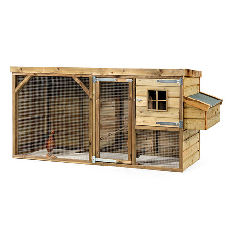 Kippenhok Bouwpakket Glorenza Nelly - 273x95x124cm