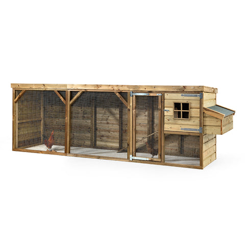 Kippenhok Bouwpakket Glorenza Toby - 393x95x124cm