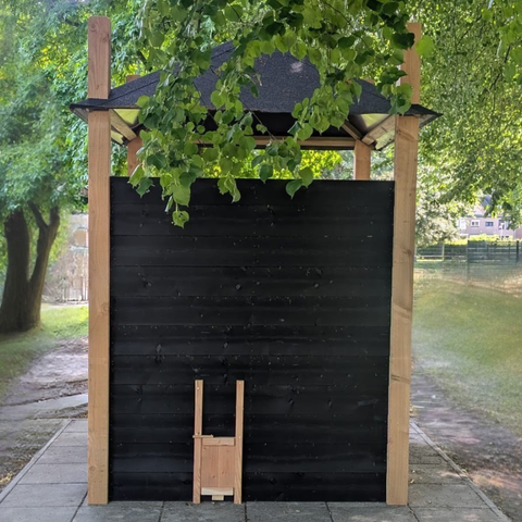 Konijnenhok Hooiberg Bouwpakket Vera - 215x215x300cm