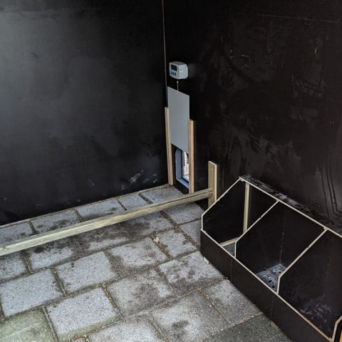 Betonplex binnenwanden hooiberg Vera & Julia