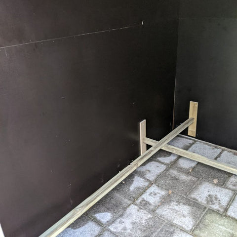 Betonplex binnenwanden hooiberg Vera & Julia