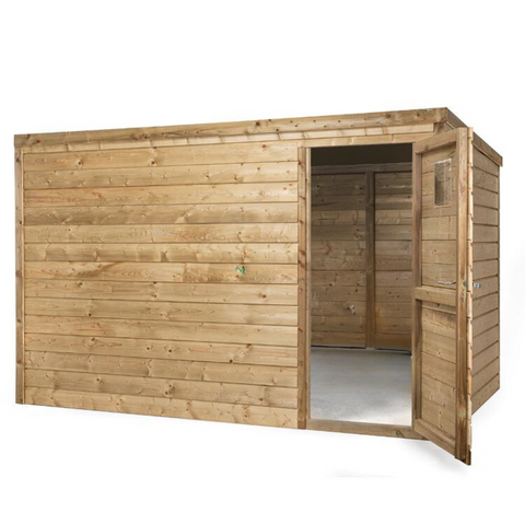 Kippenhok en Houten Schuur Volente  Lucas XL - 318x210x197cm