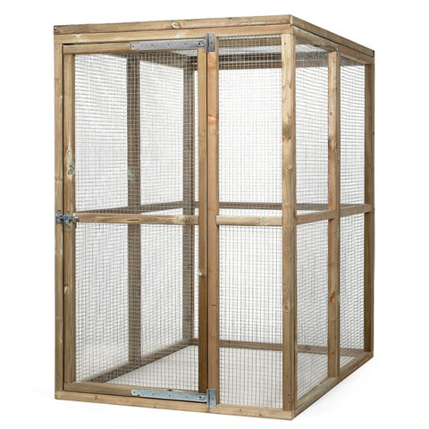 Houten kippenren Hugo Glorenza - vanaf 121x179x183cm