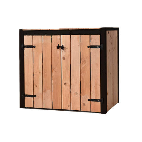 Container Ombouw Hout Volente 2 Containers - Kliko Ombouw Dubbel Mia