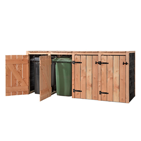 Container Ombouw Hout Volente 4 Containers - Kliko Ombouw Cato