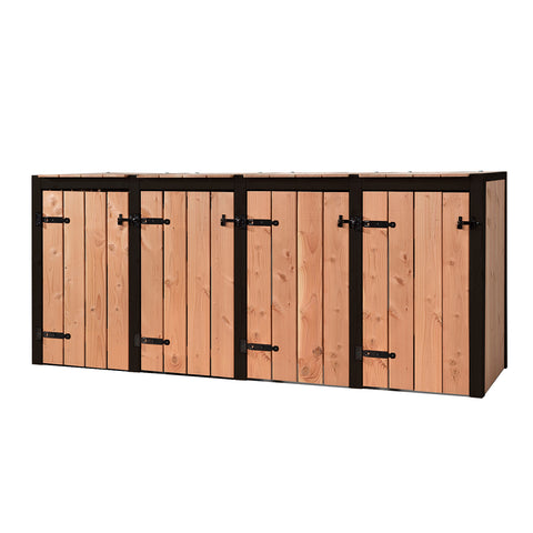 Container Ombouw Hout Volente - 4 Containers - Kliko Ombouw Nina