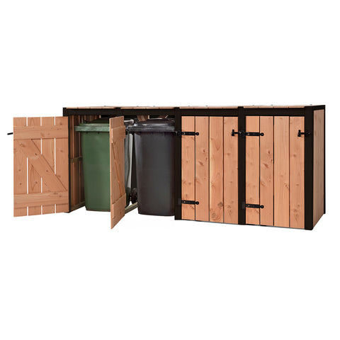 Container Ombouw Hout Volente - 4 Containers - Kliko Ombouw Nina