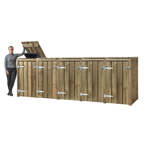 Container Ombouw Hout Volente - 5 Containers - Kliko Ombouw Arjan