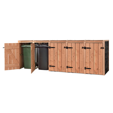 Container Ombouw Hout Volente - 5 Containers - Kliko Ombouw Lara