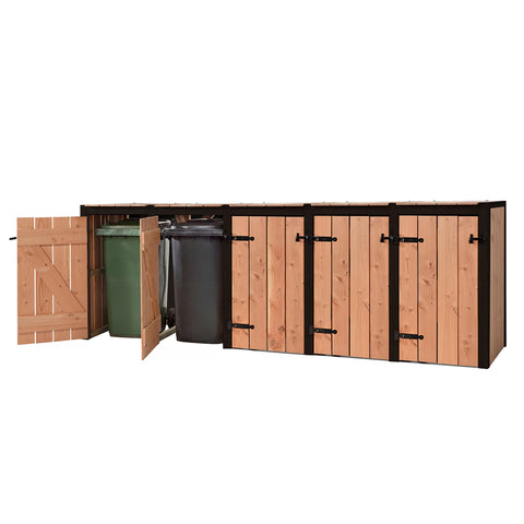 Container Ombouw Hout Volente - 5 Containers - Kliko Ombouw Rosie