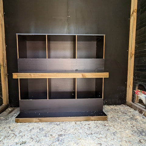 Luxe legnesten van betonplex (stapelbaar) - 96x54x47cm