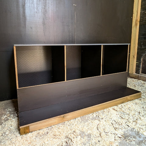 Luxe legnesten van betonplex (stapelbaar) - 96x54x47cm