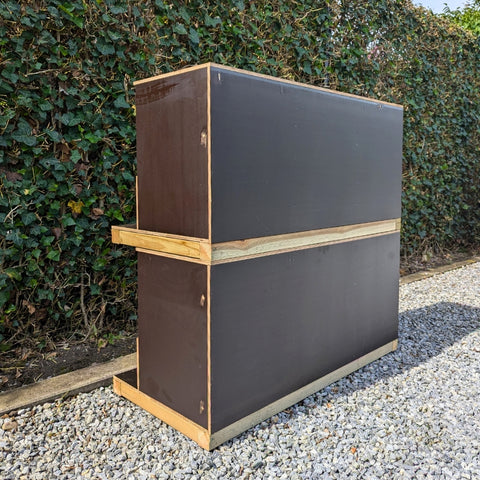 Luxe legnesten van betonplex (stapelbaar) - 96x54x47cm