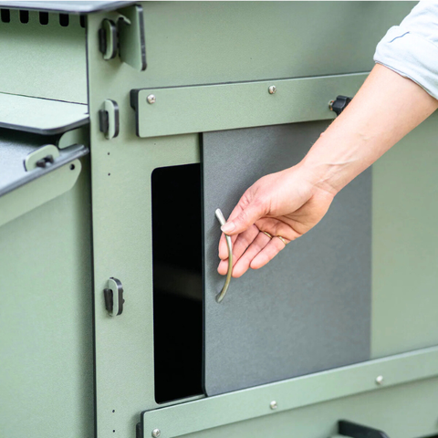 Kunststof Kippenhok met kippenren Nestera: Aspen 10