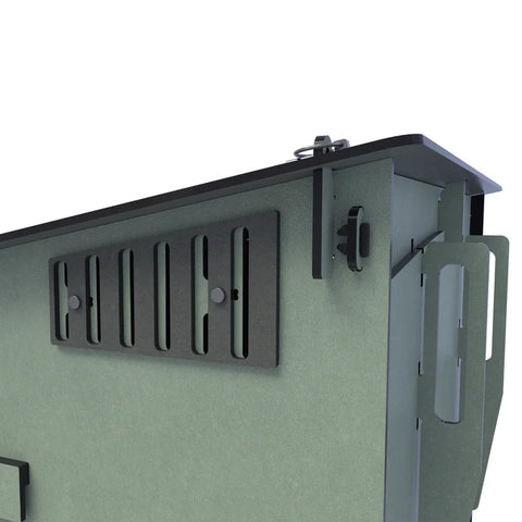 Kunststof Kippenhok met kippenren Nestera: Aspen 10