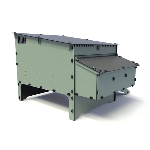 Kunststof Kippenhok met kippenren Nestera: Aspen 10