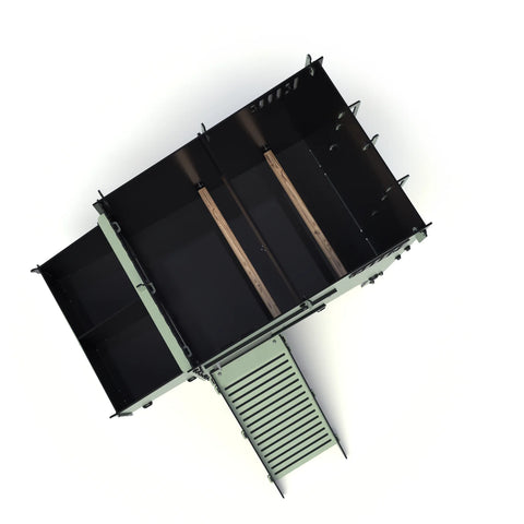 Nestera Kunststof Kippenhok Aspen: kippenhok voor 6 kippen - 122x121x99cm