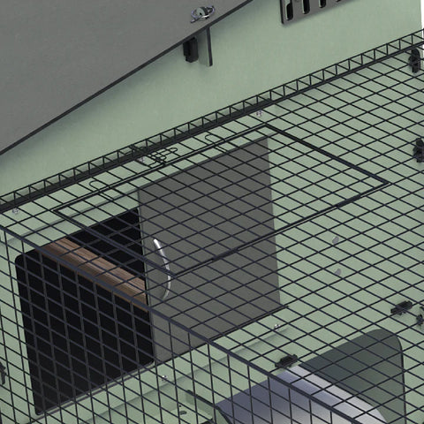 Kunststof Kippenhok met kippenren Nestera: Aspen 10