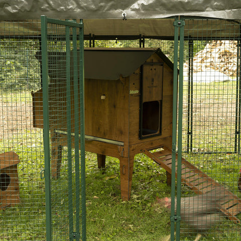 buitenren kippenhok Cucciolotta 3x3 meter kippen 