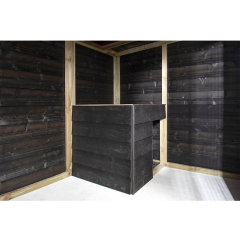 Hondenhok_kennel_douglas_geimpregneerd_hout_zweeds_rabat_nachthok_duurzaam_onderhoudsvrij_voldux__binnenkant_hok_ruimte_bo